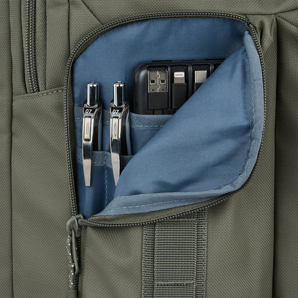 High Sierra Lineage Travel Backpack in the color Olive.