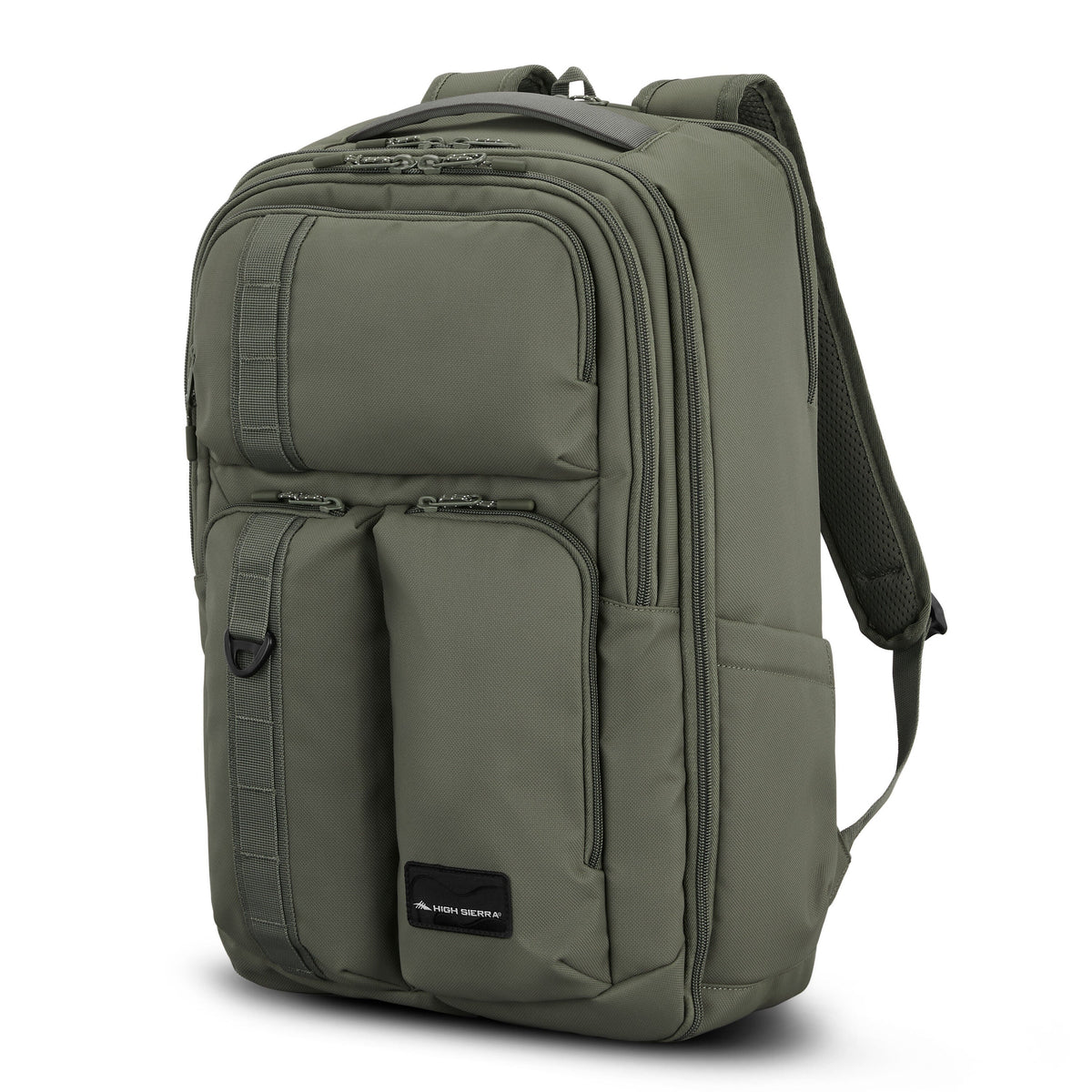High Sierra Lineage Travel Backpack in the color Olive.