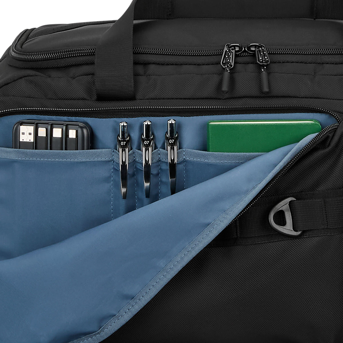 High Sierra Lineage Duffle in the color Black.