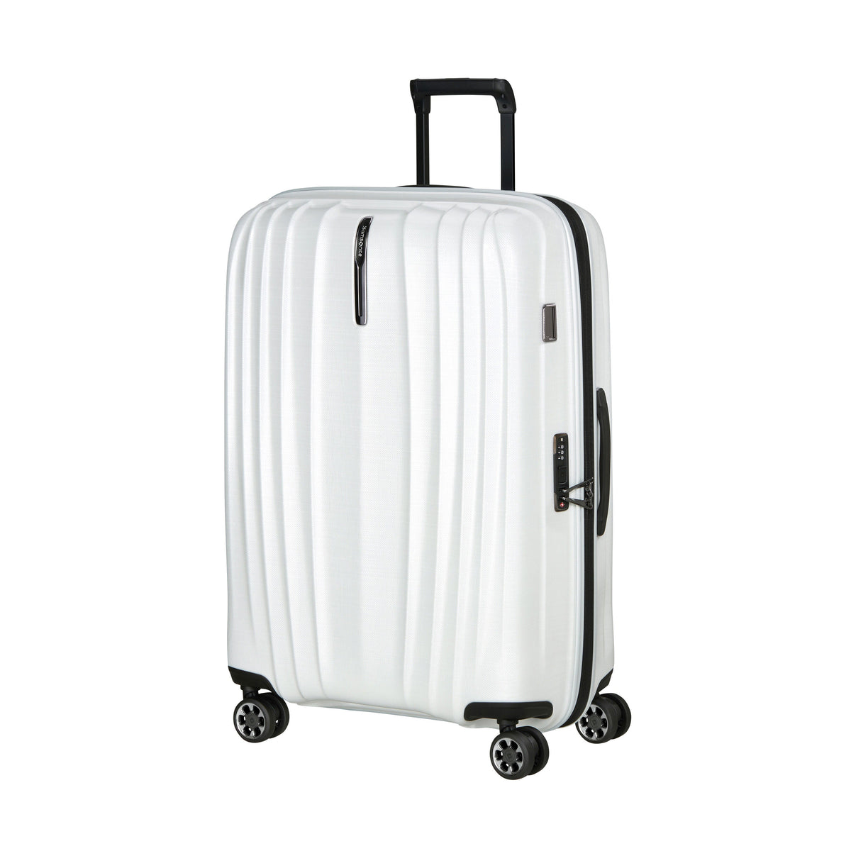 Samsonite Nexis Spinner Large (28) in the color Cotton White.