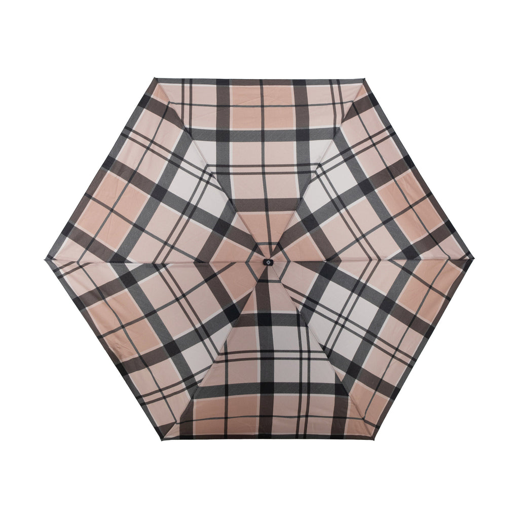 Samsonite Manual Flat Umbrella in the color Beige Check.