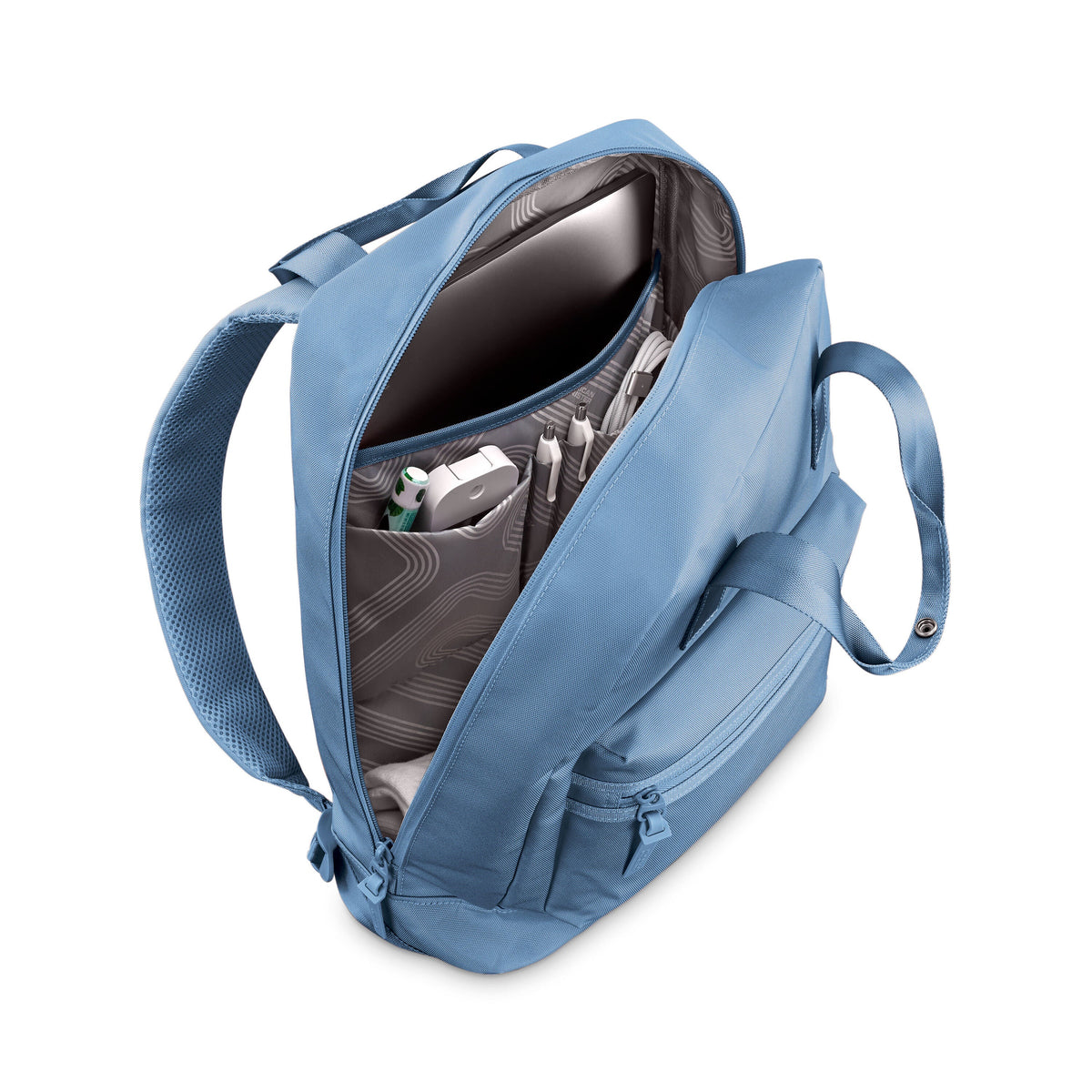 American Tourister Stratum 3 Backpack in the color Elemental Blue.