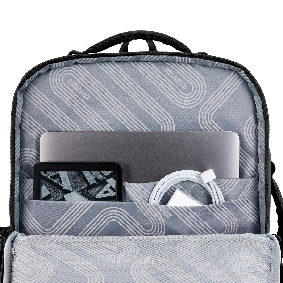 American Tourister Stratum 3.0 Travel Backpack in the color Black.
