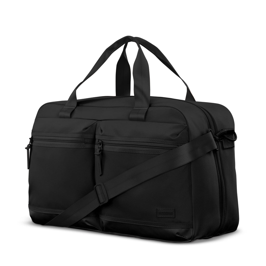American Tourister Stratum 3.0 Convertible Weekender in the color Black.