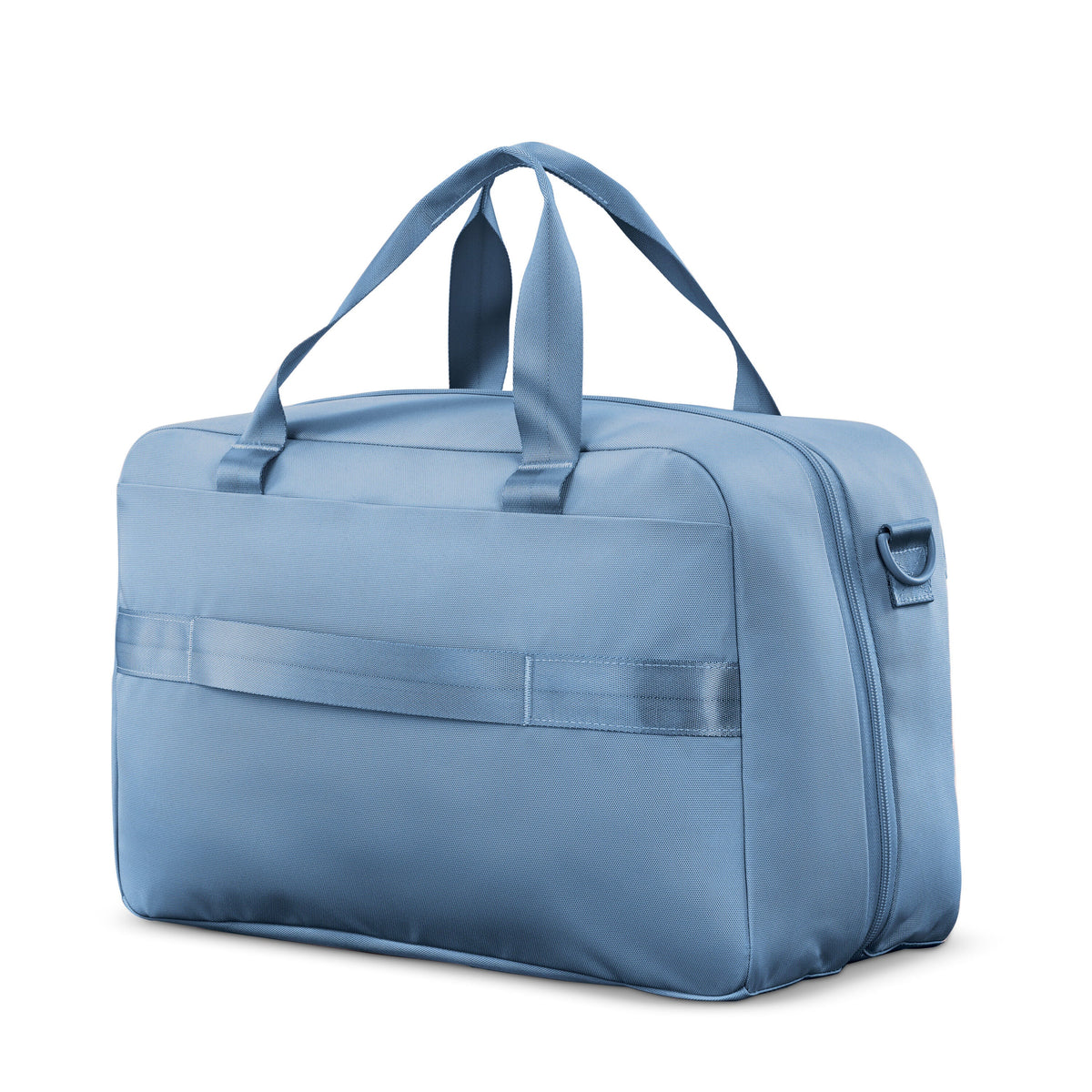 American Tourister Stratum 3.0 Convertible Weekender in the color Elemental Blue.