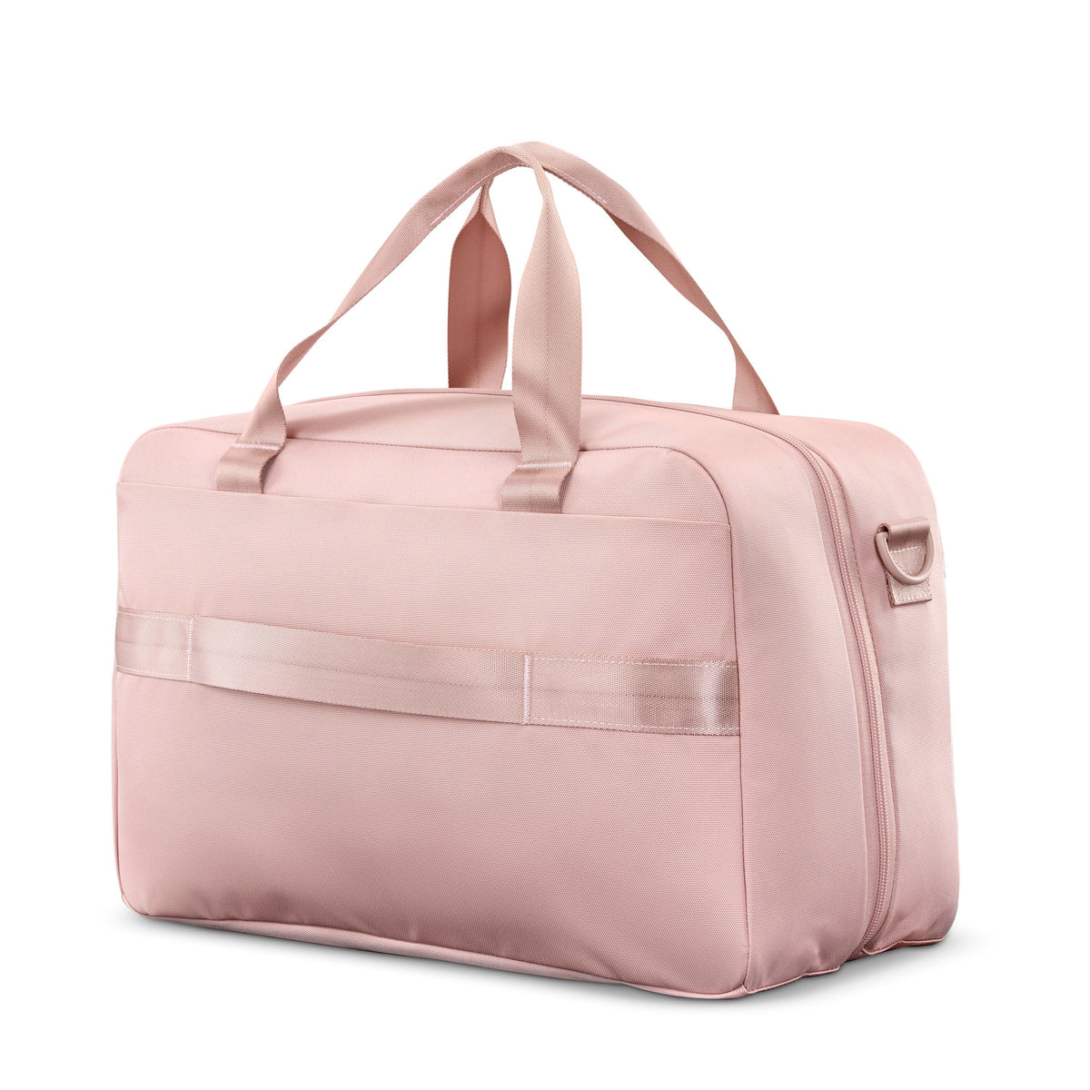 American Tourister Stratum 3.0 Convertible Weekender in the color Pink Blush.