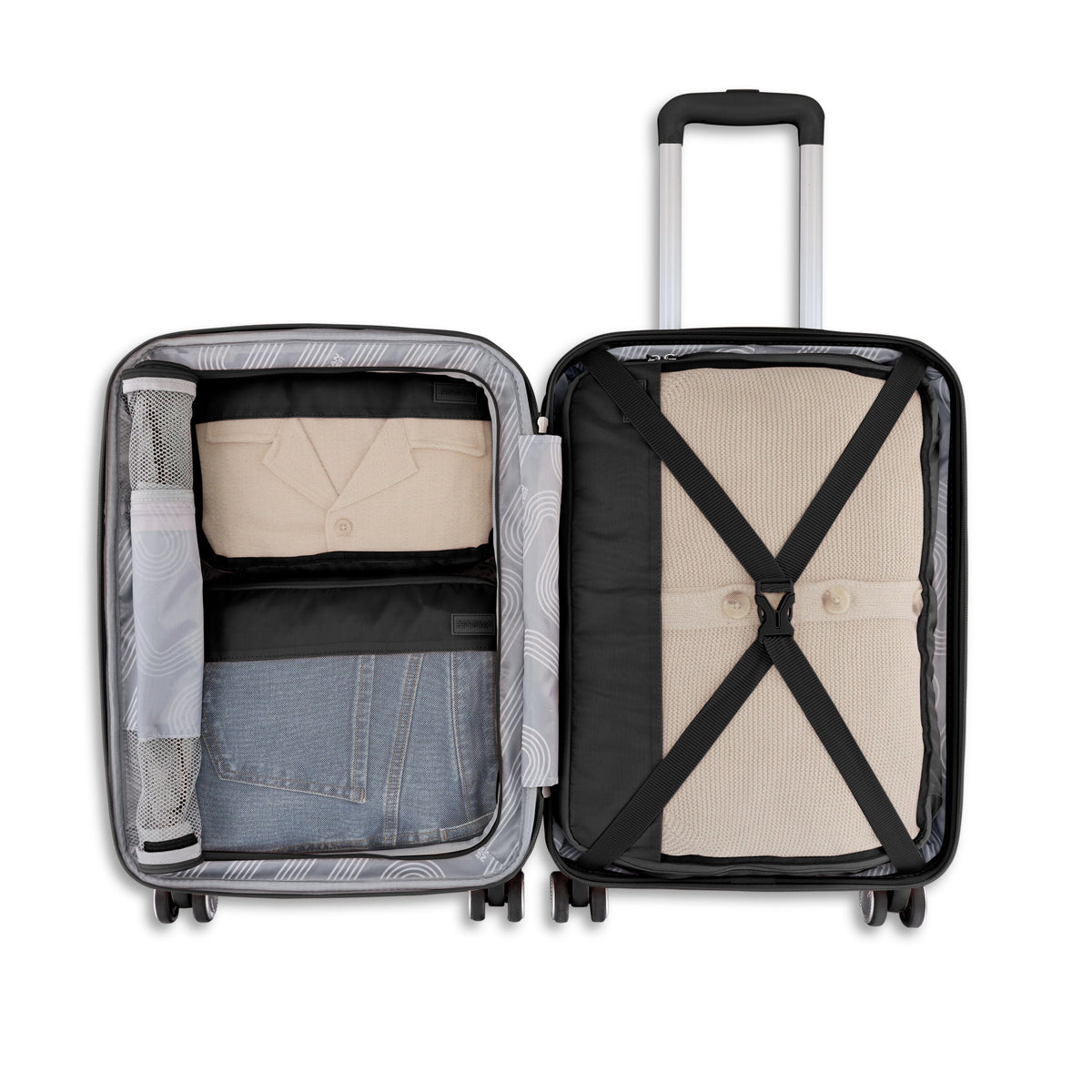 American Tourister Stratum 3.0 3 Piece Packing Cubes in the color Black.