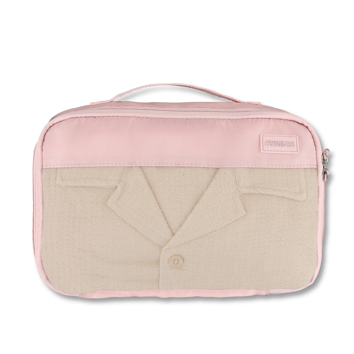 American Tourister Stratum 3.0 3 Piece Packing Cubes in the color Pink Blush.