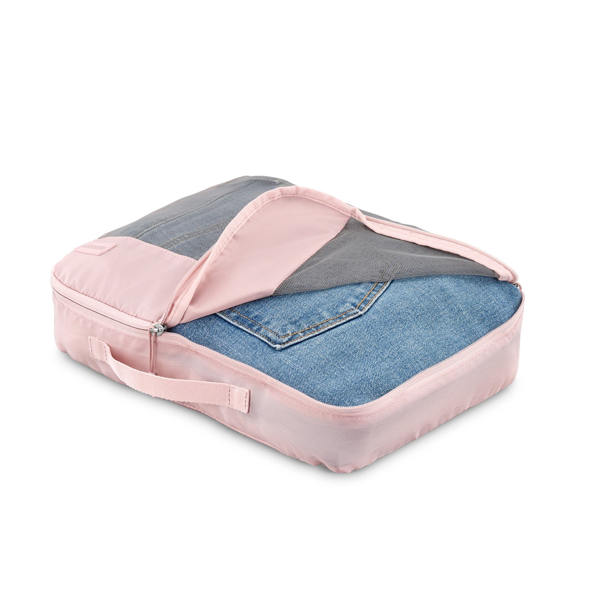 American Tourister Stratum 3.0 3 Piece Packing Cubes in the color Pink Blush.