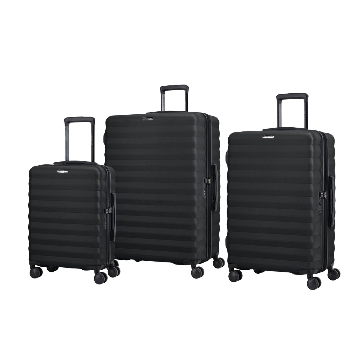 Samsonite Xion Pro 3 Piece Set in the color Black.