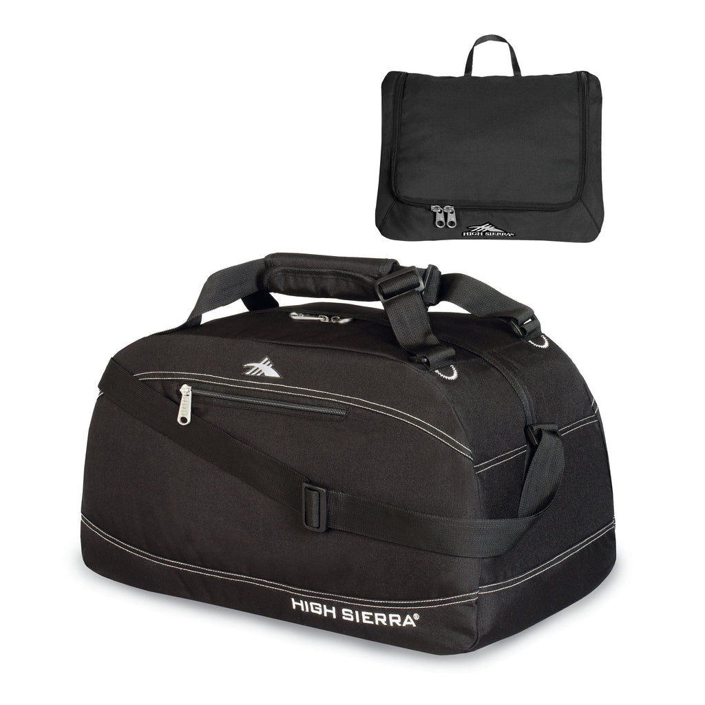 High Sierra Pack-N-Go 20" Convertible Duffle in the color Black.