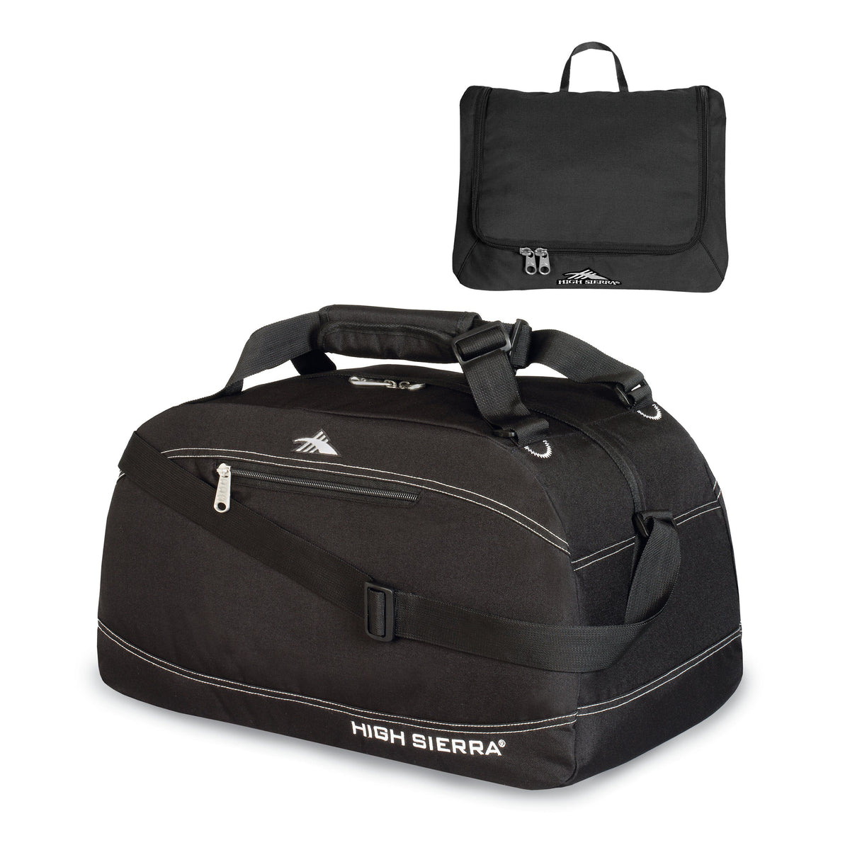 High Sierra Pack-N-Go 20" Convertible Duffle in the color Black.