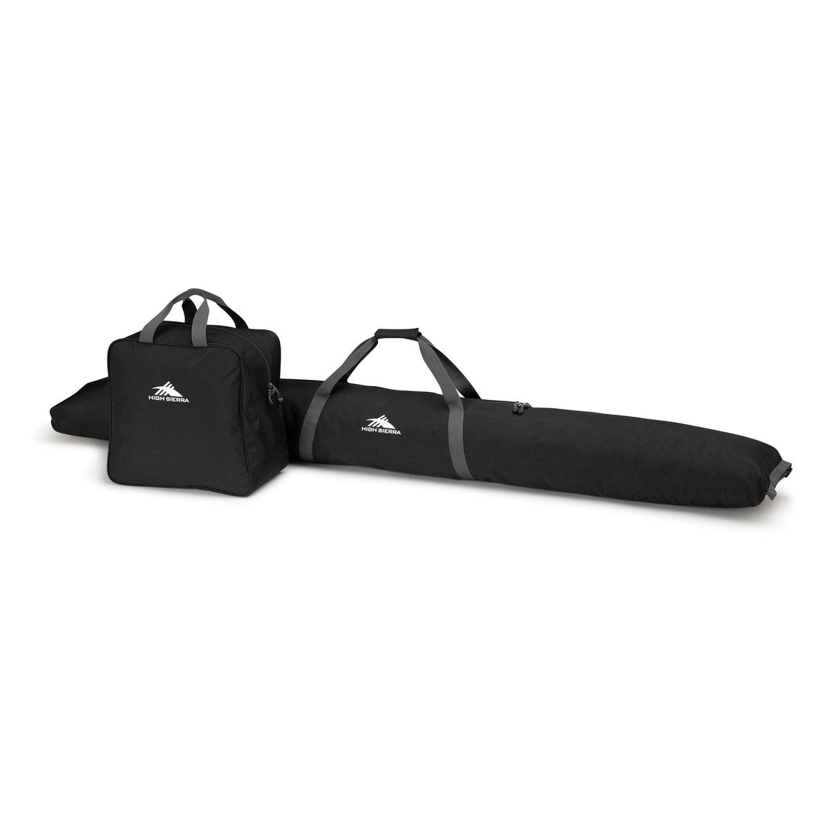 High Sierra Ski Bag and Boot Bag Combo in the color Black/Mercury.