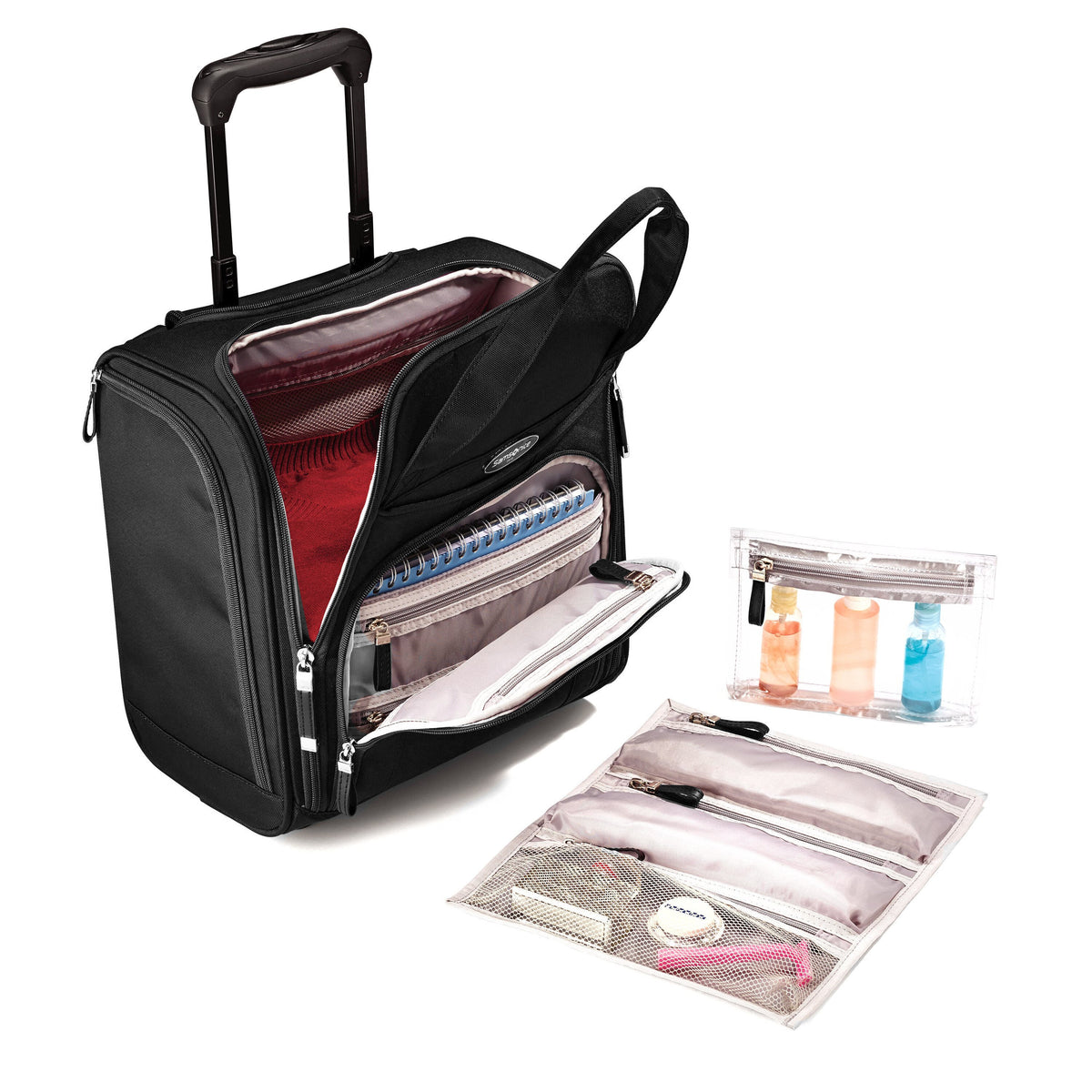 Samsonite Travel Cases Wheeled Underseater - Small in the color Black.