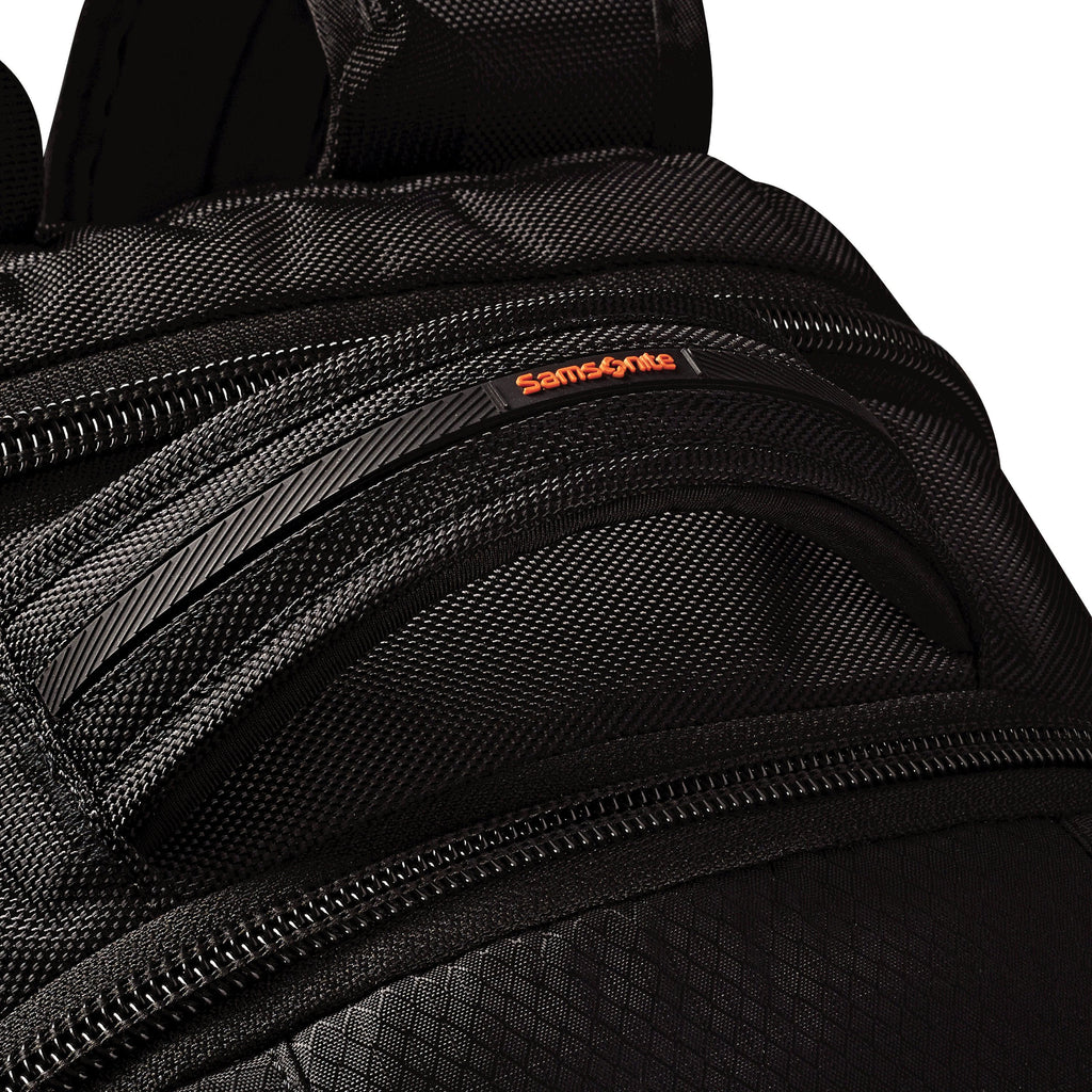Samsonite Tectonic 2 Large Backpack in the color Black/Orange.