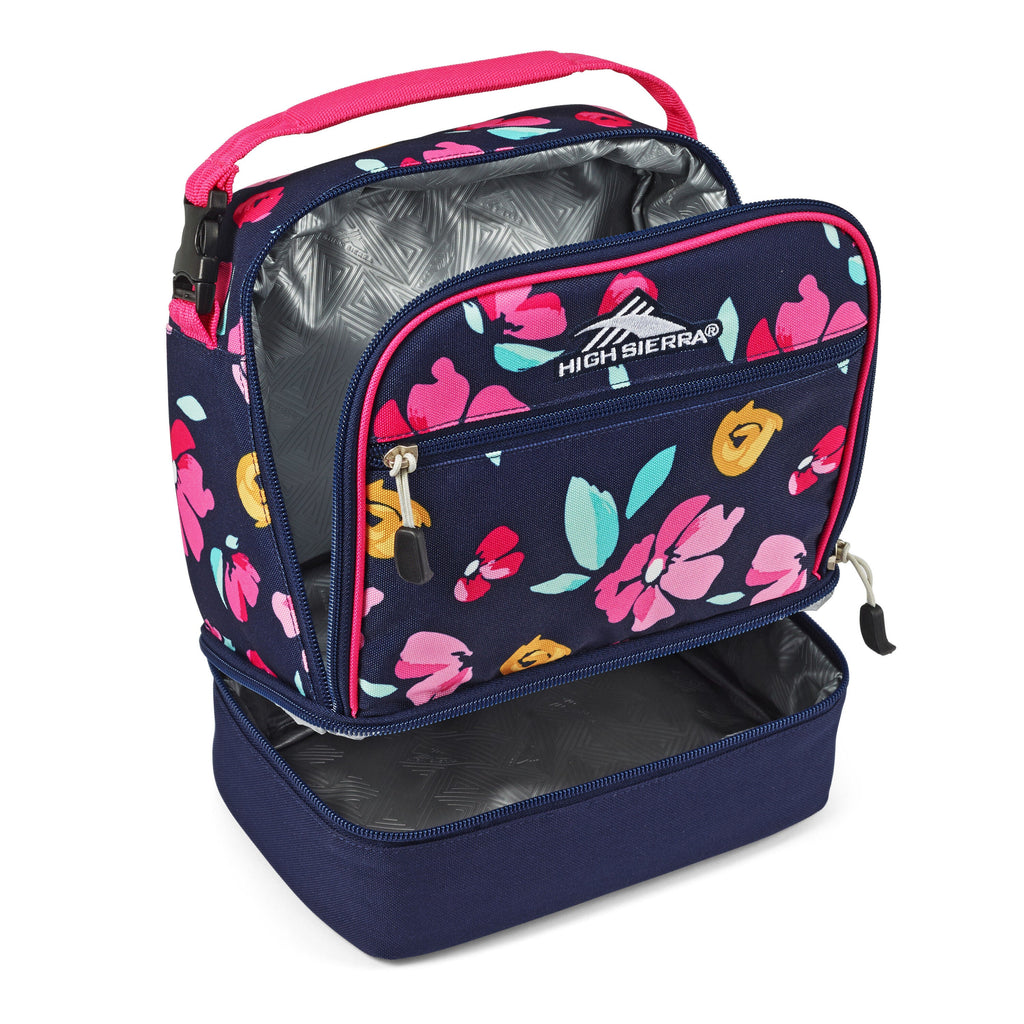 High Sierra Lunch Bags Stacked Compartment Lunch Kit in the color Bloom.