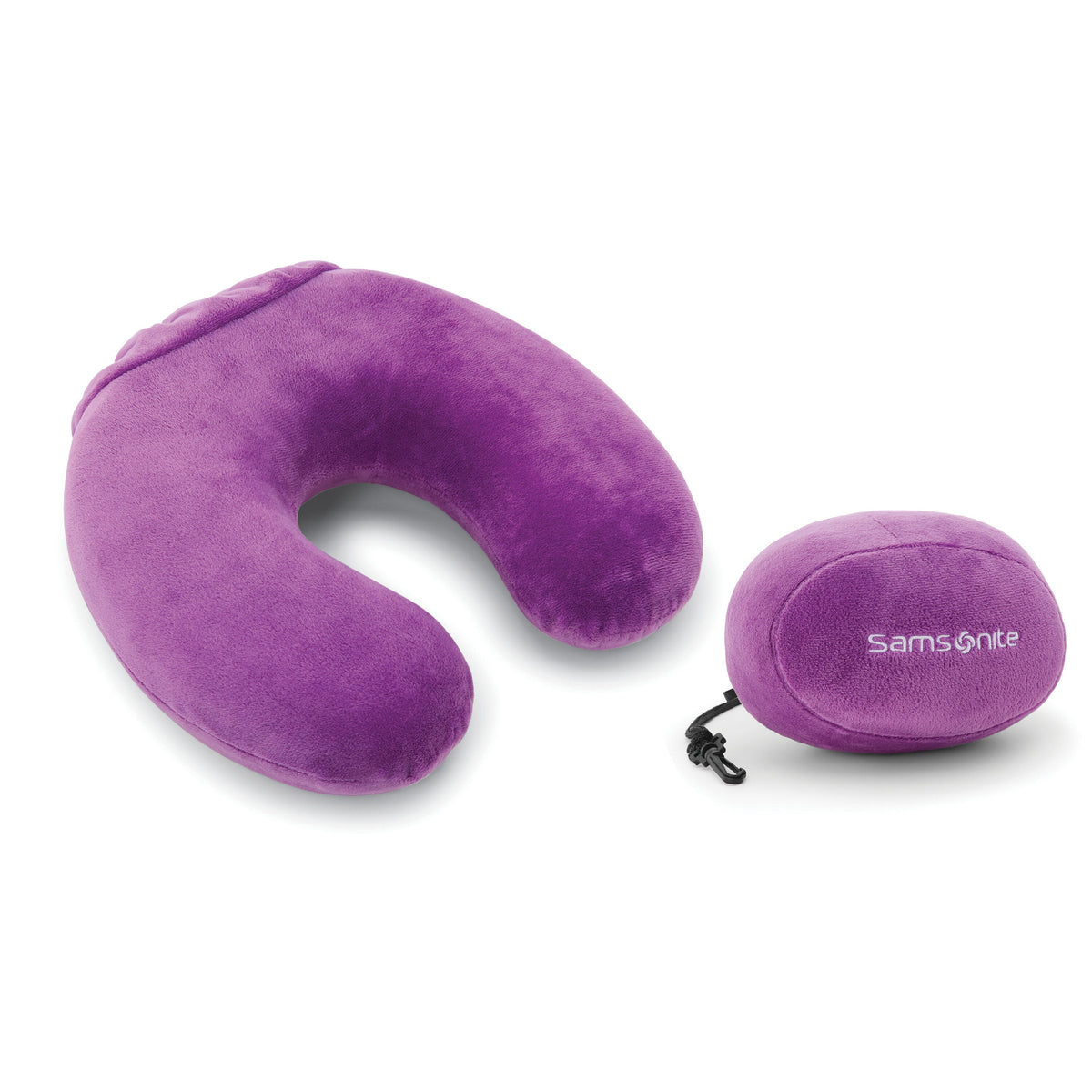 Samsonite Travel Accessories - Memory Foam Pillow with Pouch in the color Ultraviolet.