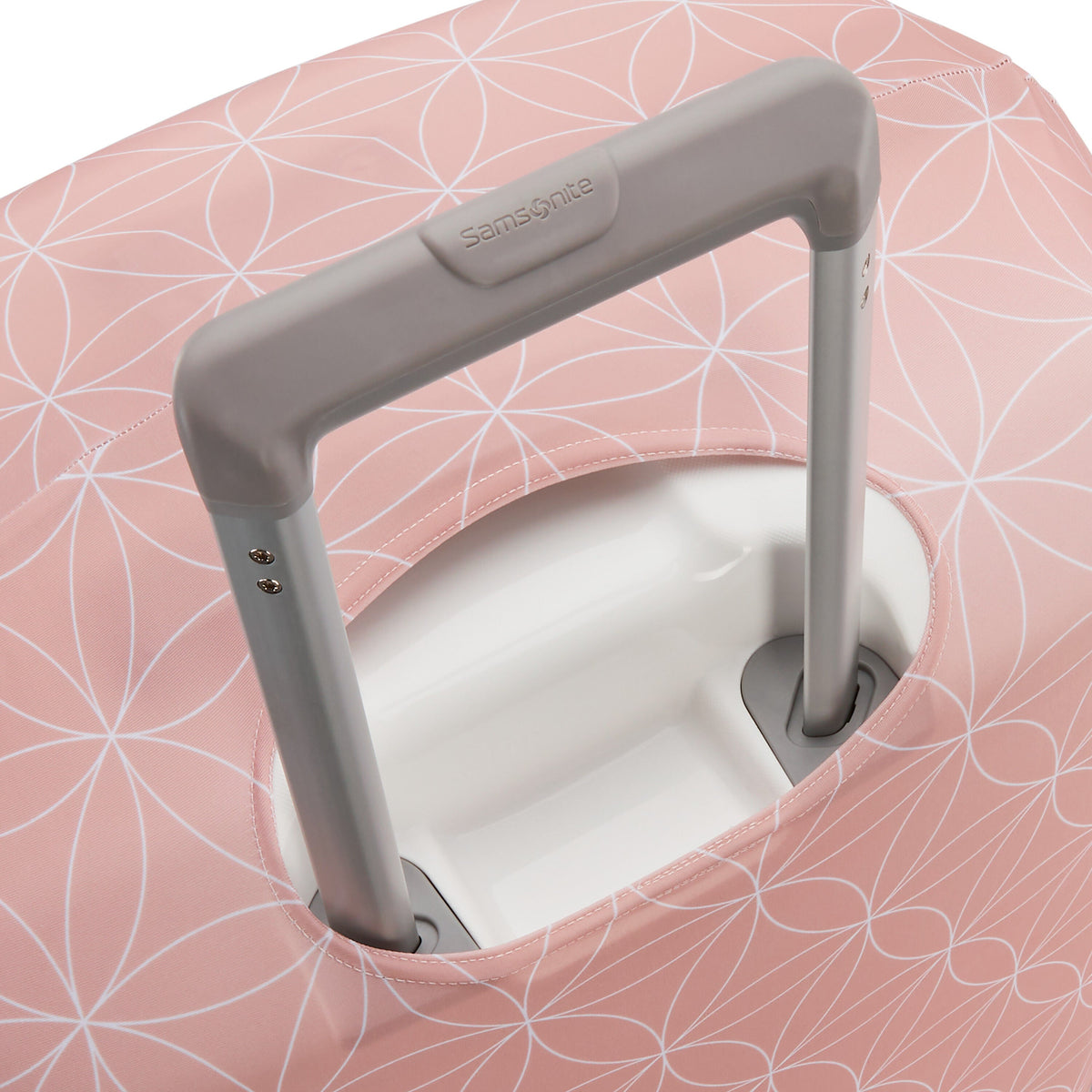 Samsonite Printed Luggage Cover (Medium) in the color Dusty Rose.