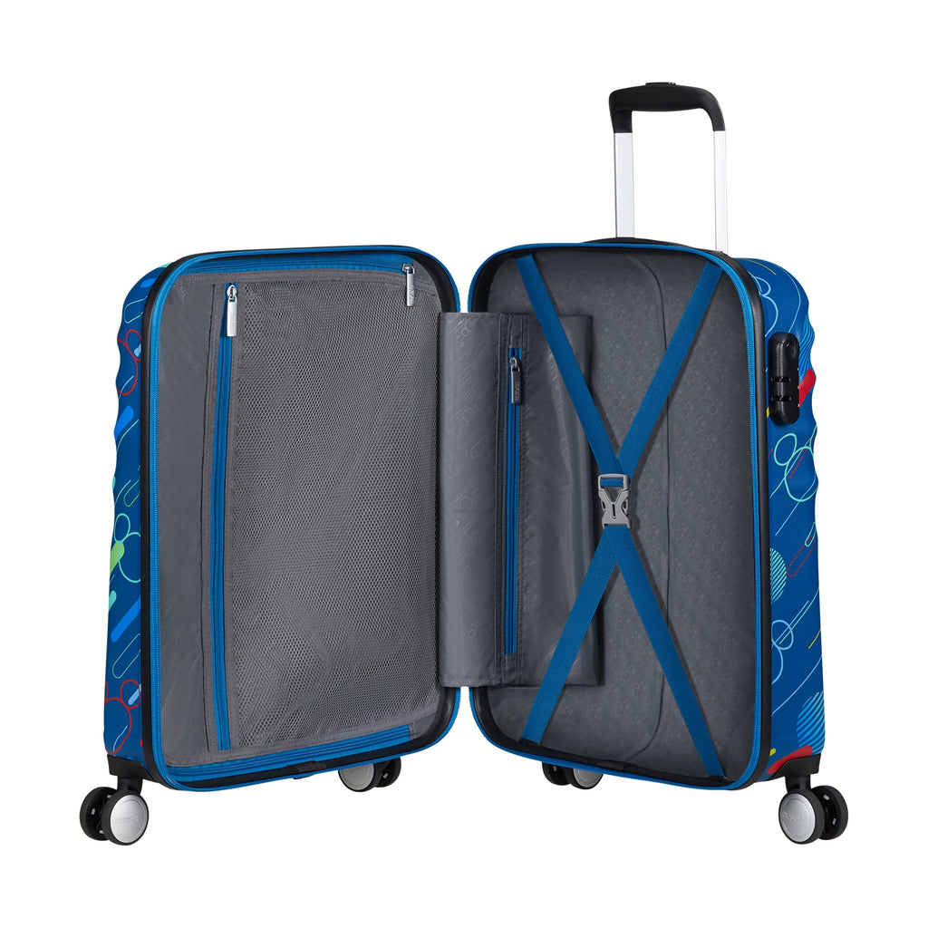 American Tourister Disney Wavebreaker Spinner Carry-On™ in the color Mickey Future Pop.