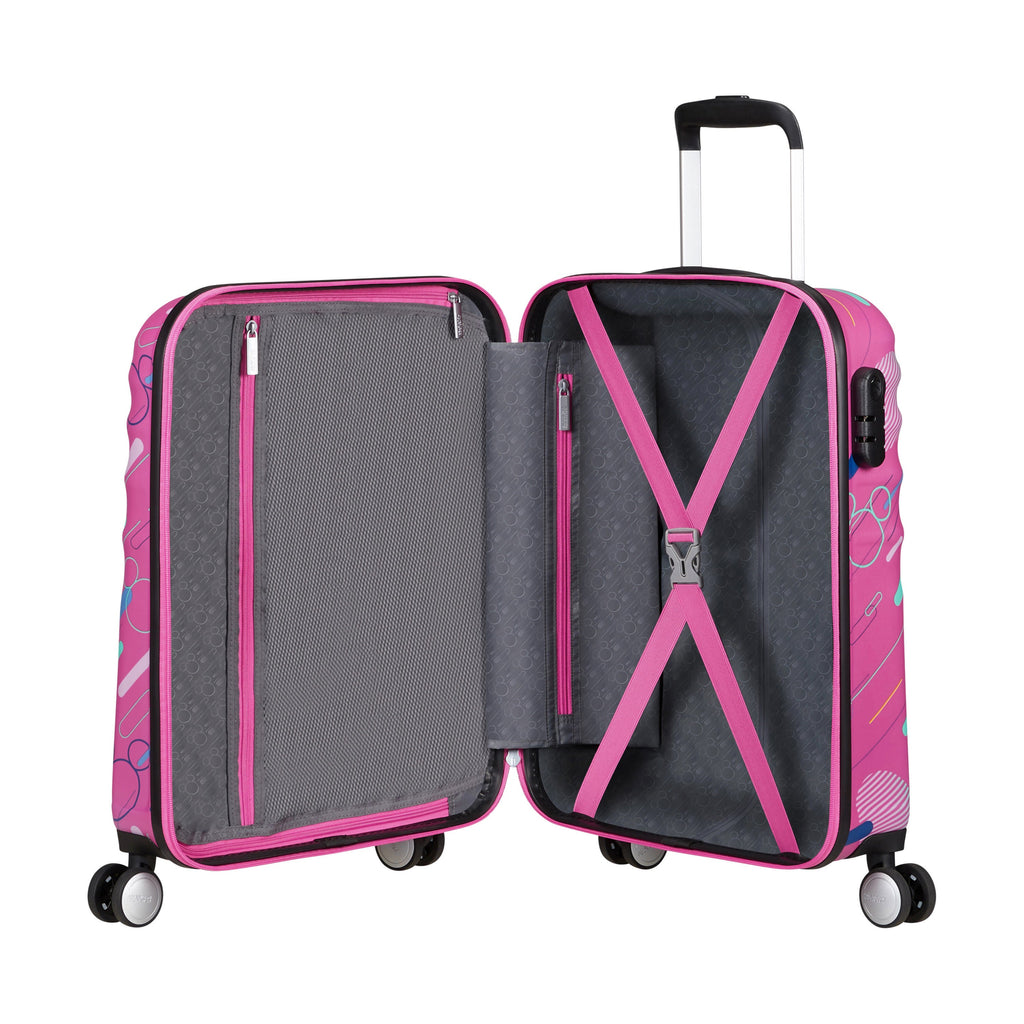 American Tourister Disney Wavebreaker Spinner Carry-On™ in the color Minnie Future Pop.