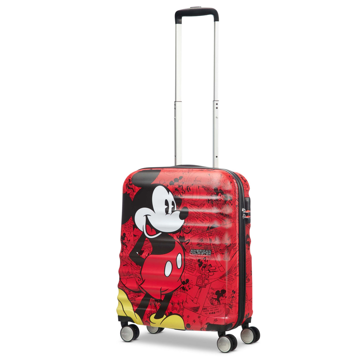 American Tourister Disney Wavebreaker Spinner Carry-On™ in the color Mickey Comics Red.