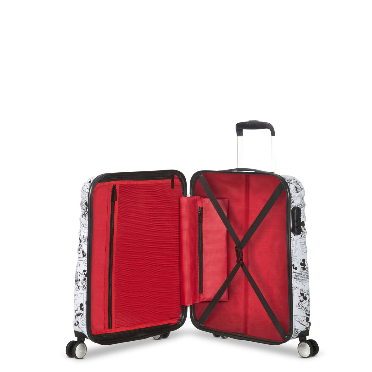 American Tourister Disney Wavebreaker Spinner Carry-On™ in the color Minnie Comics White.