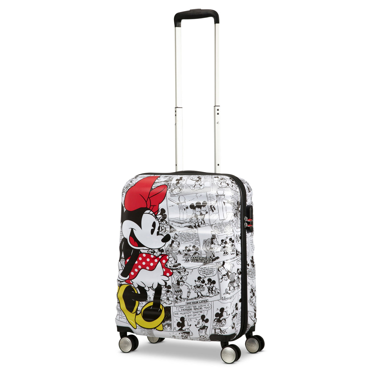 American Tourister Disney Wavebreaker Spinner Carry-On™ in the color Minnie Comics White.