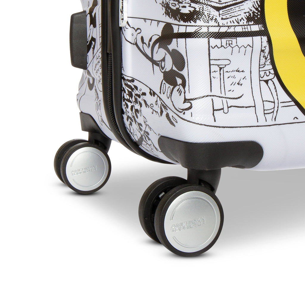 American Tourister Disney Wavebreaker Spinner Carry-On™ in the color Minnie Comics White.