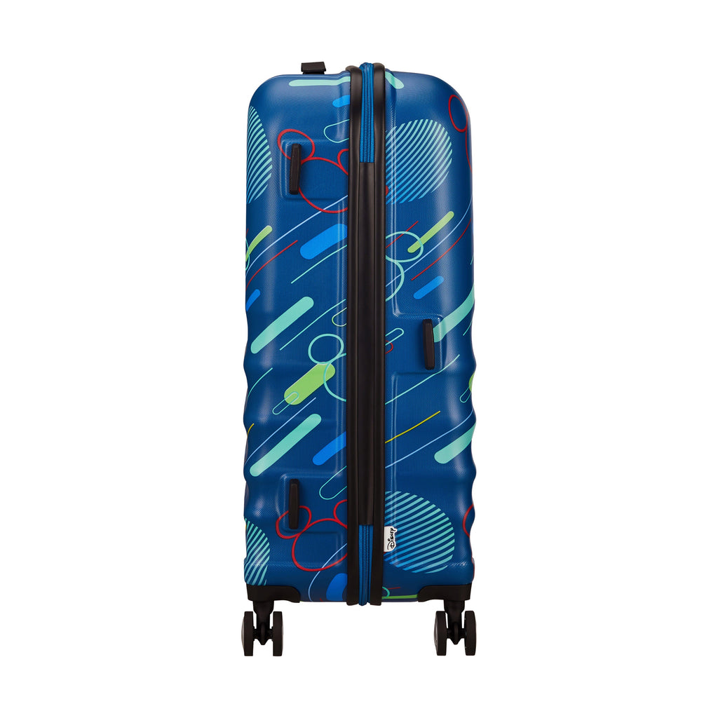 American Tourister Disney Wavebreaker Spinner Medium in the color Mickey Future Pop.