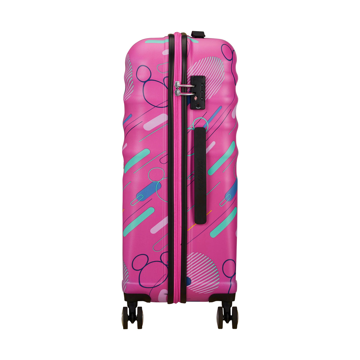 American Tourister Disney Wavebreaker Spinner Medium in the color Minnie Future Pop.
