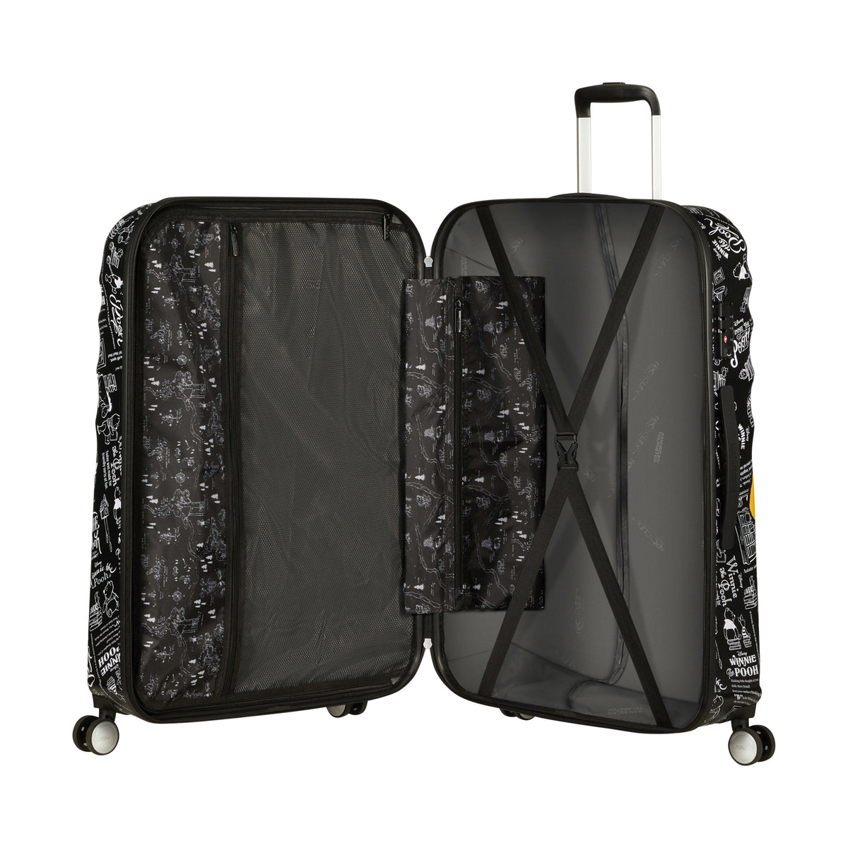 American Tourister Disney Wavebreaker Spinner Large in the color Winnie The Pooh.