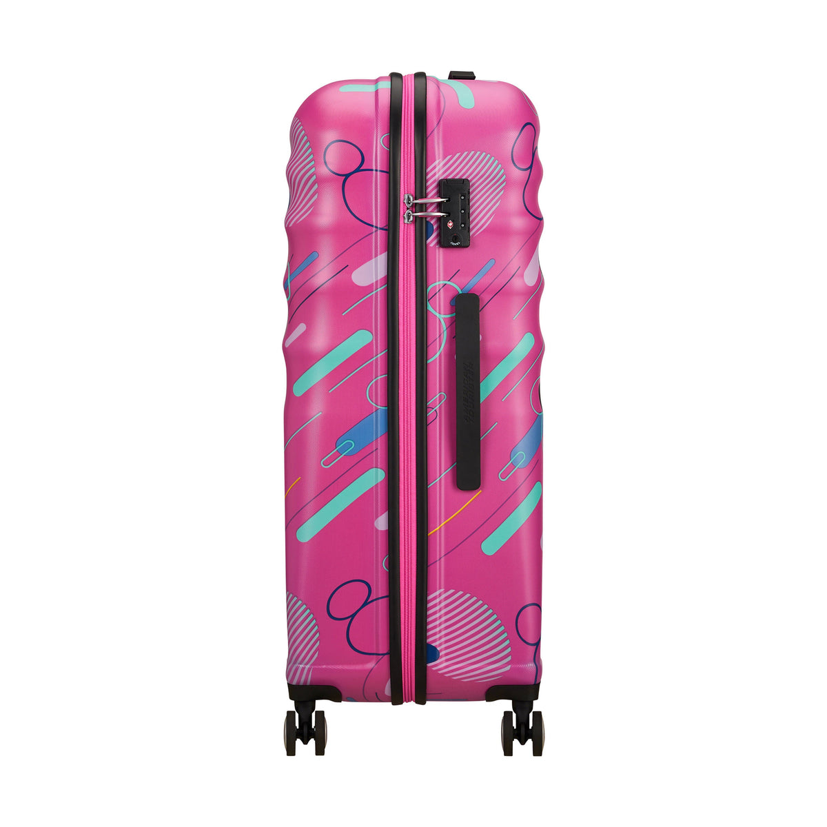 American Tourister Disney Wavebreaker Spinner Large in the color Minnie Future Pop.