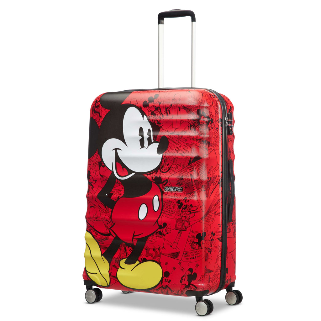 American Tourister Disney Wavebreaker Spinner Large in the color Mickey Comics Red.