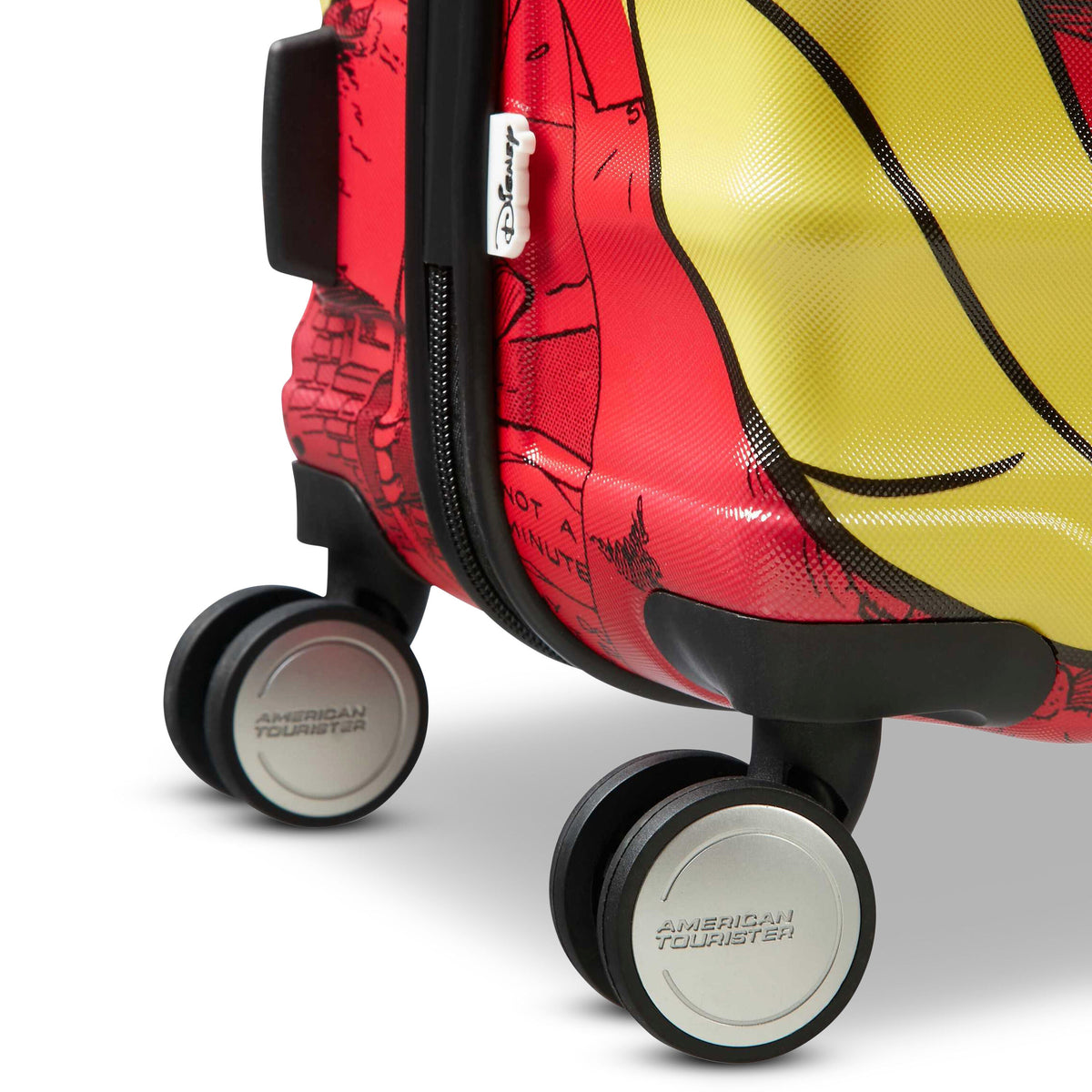 American Tourister Disney Wavebreaker Spinner Large in the color Mickey Comics Red.