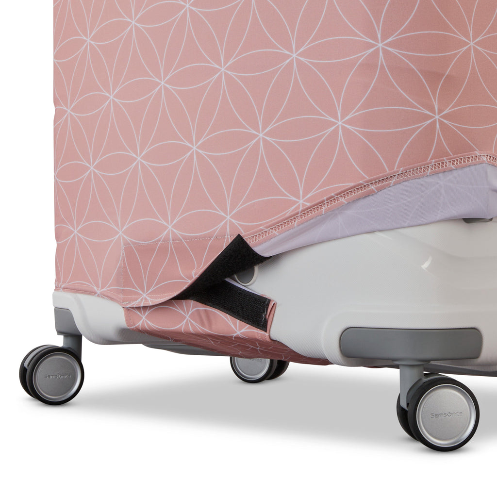Samsonite Travel Accessories Printed Luggage Cover (X-Large) in the color Dusty Rose.