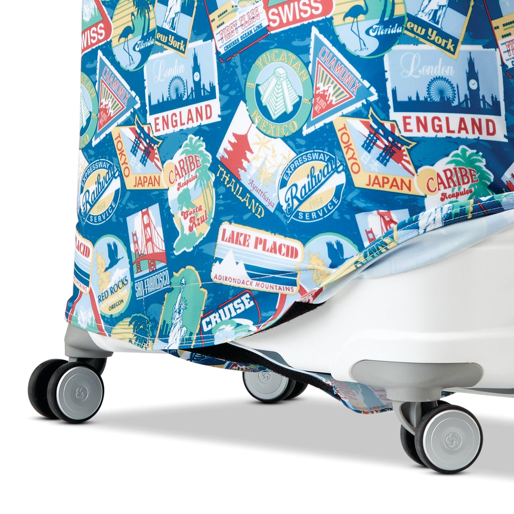 Samsonite Travel Accessories Printed Luggage Cover (X-Large) in the color City Print.