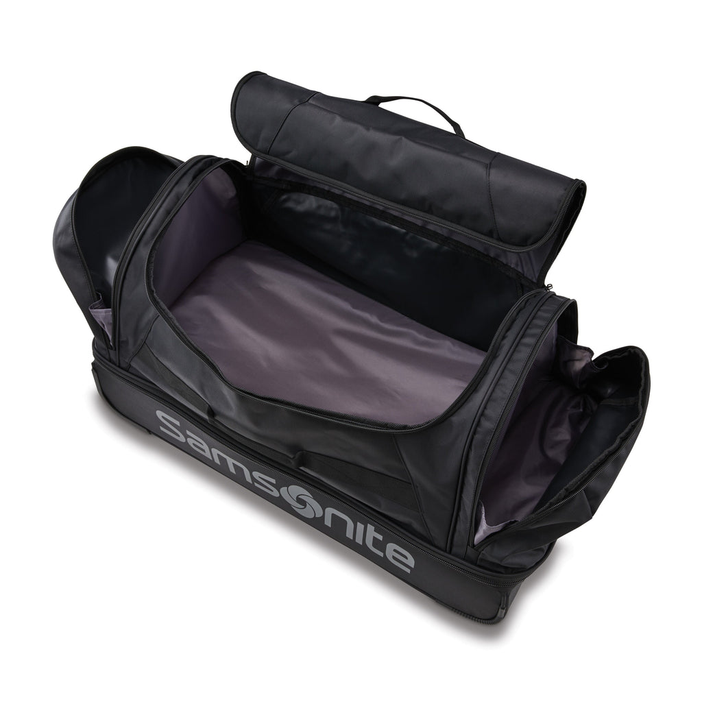 Samsonite Andante 2 Wheeled Duffle 32" in the color All Black.
