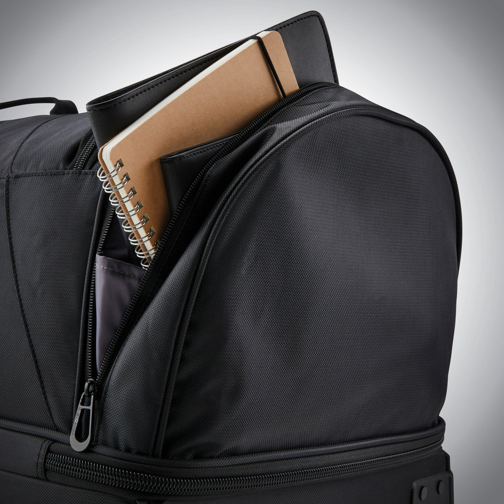 Samsonite Andante 2 Wheeled Duffle 28" in the color All Black.