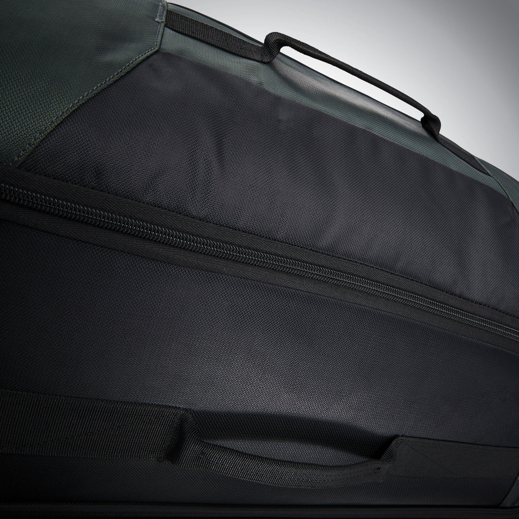 Samsonite Andante 2 Wheeled Duffle 22" in the color Moss Green/Black.