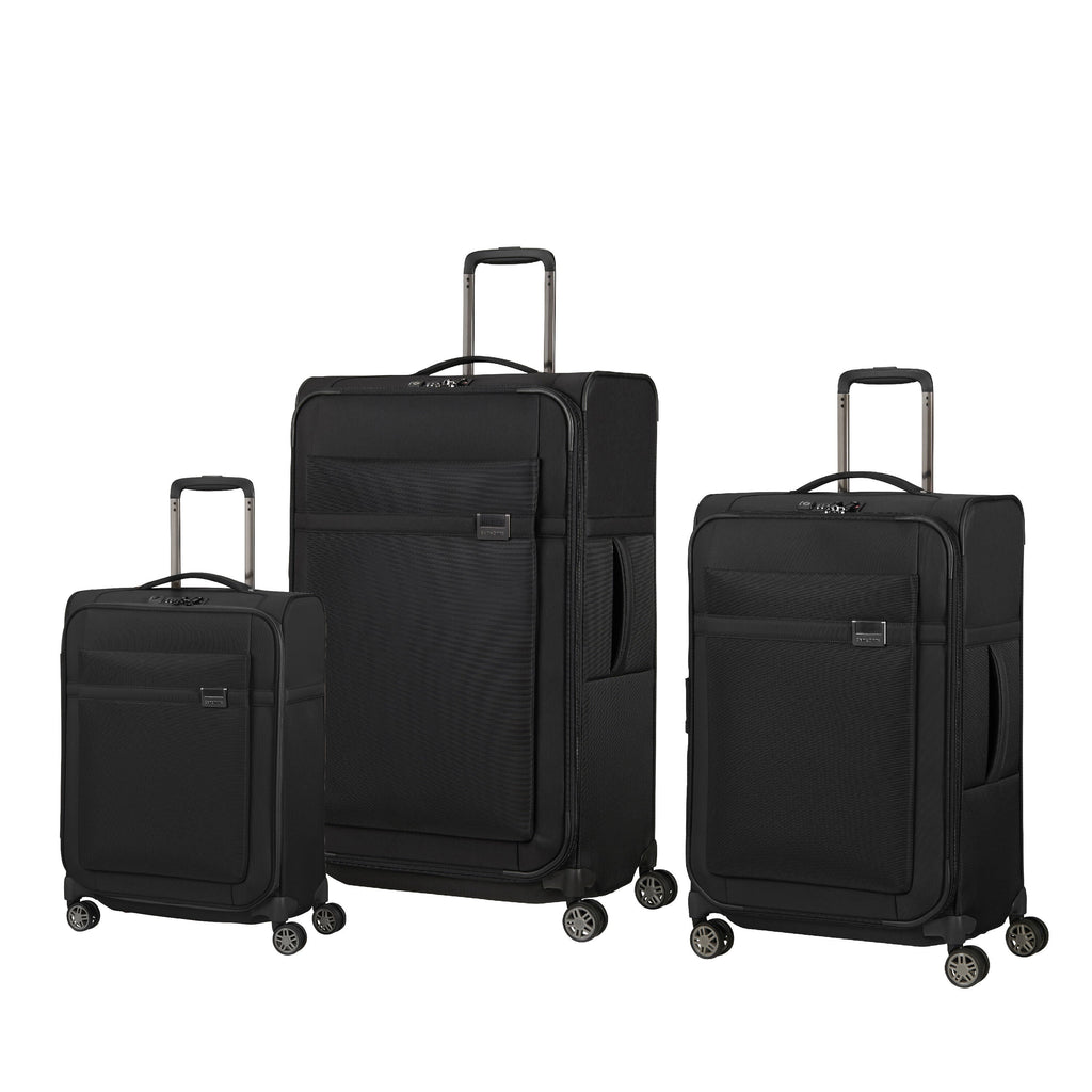 Samsonite Airea 3 Piece Set in the color Black.