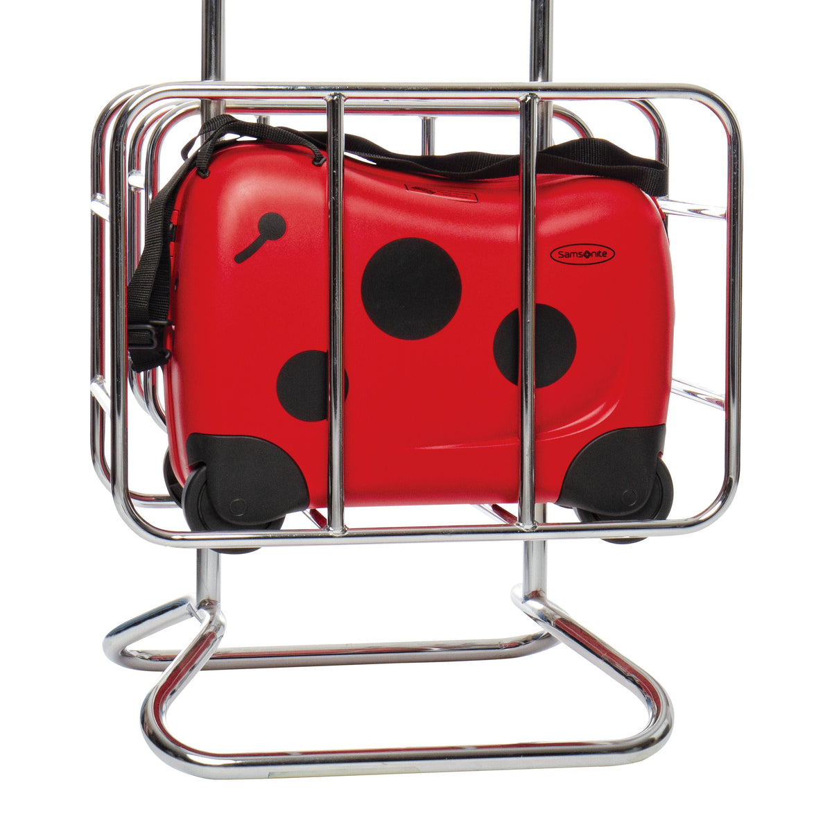 Samsonite Dream Rider Ride-On Suitcase in the color Ladybird.