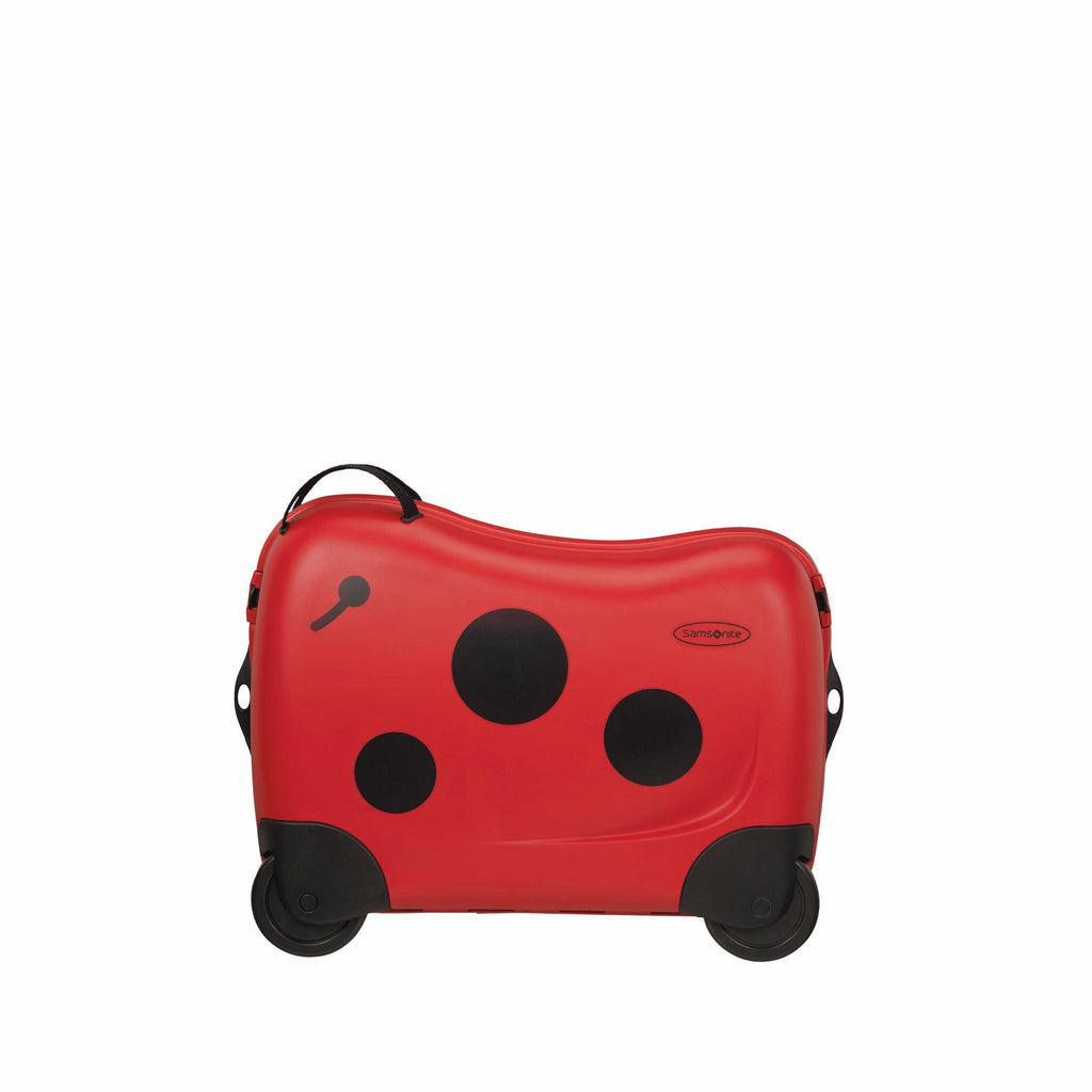 Samsonite Dream Rider Ride-On Suitcase in the color Ladybird.