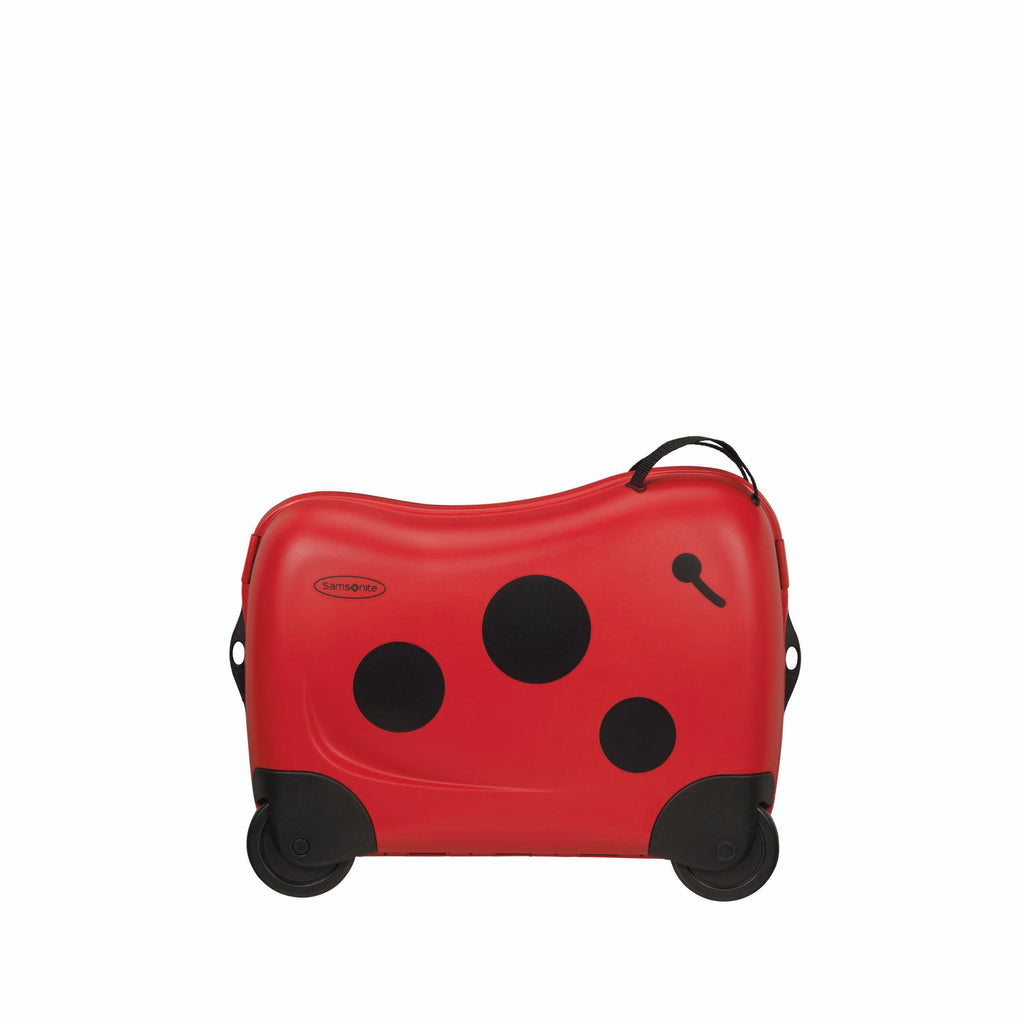 Samsonite Dream Rider Ride-On Suitcase in the color Ladybird.