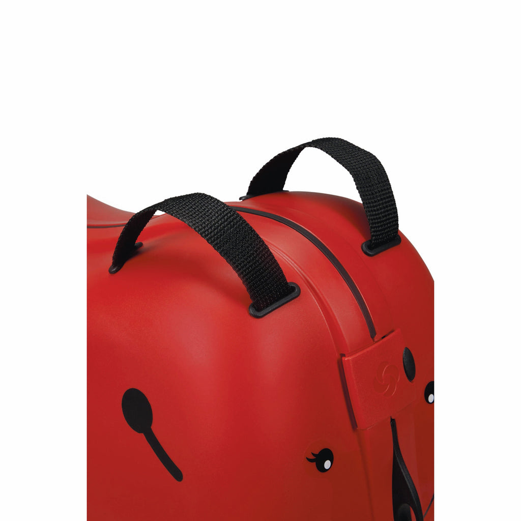 Samsonite Dream Rider Ride-On Suitcase in the color Ladybird.