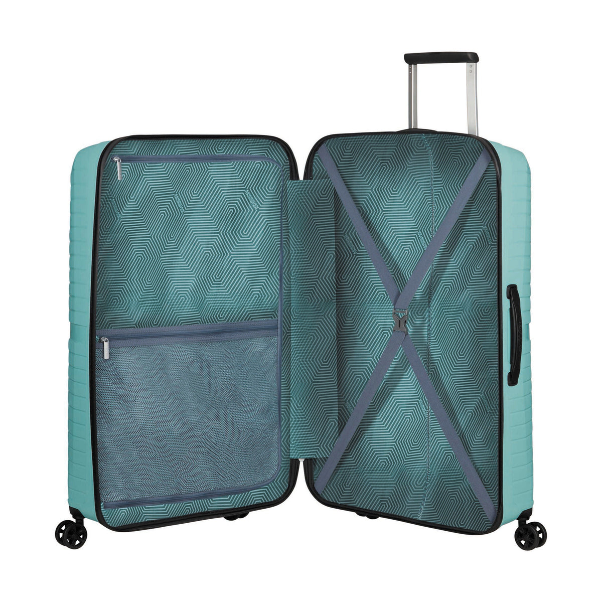 American Tourister Airconic Spinner Large in the color Purist Blue.