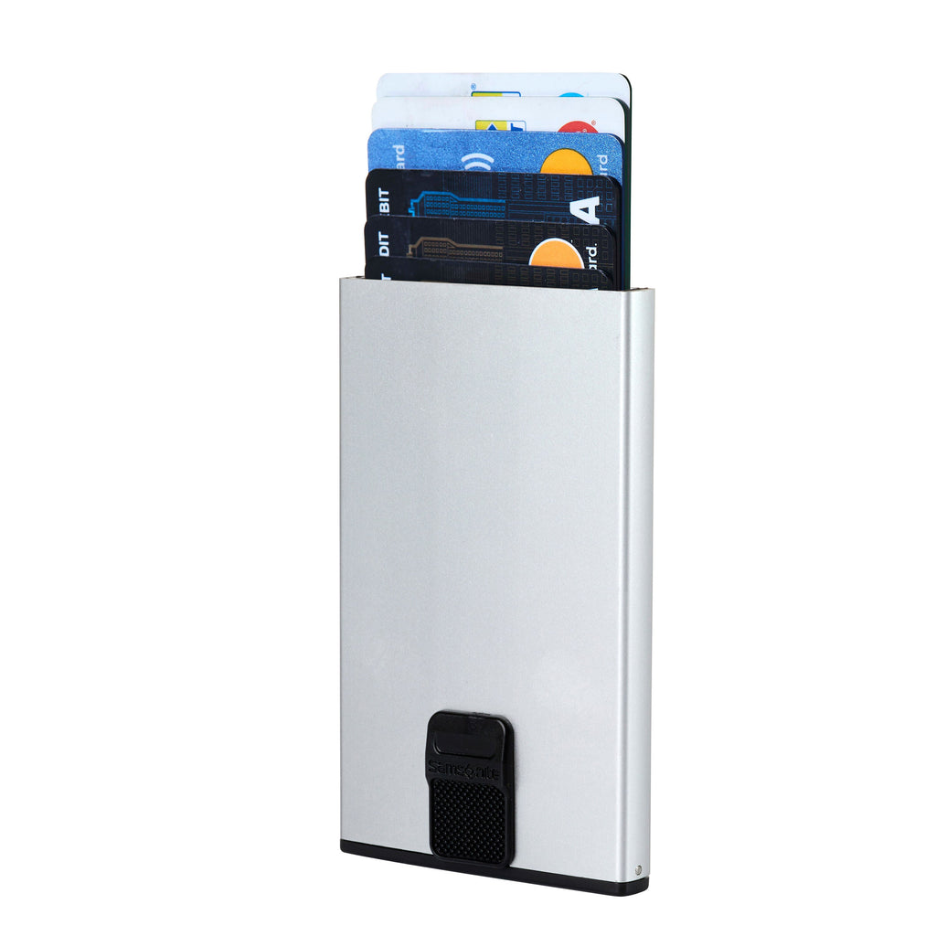 Samsonite Alu Fit Slide-Up Case in the color Aluminium.