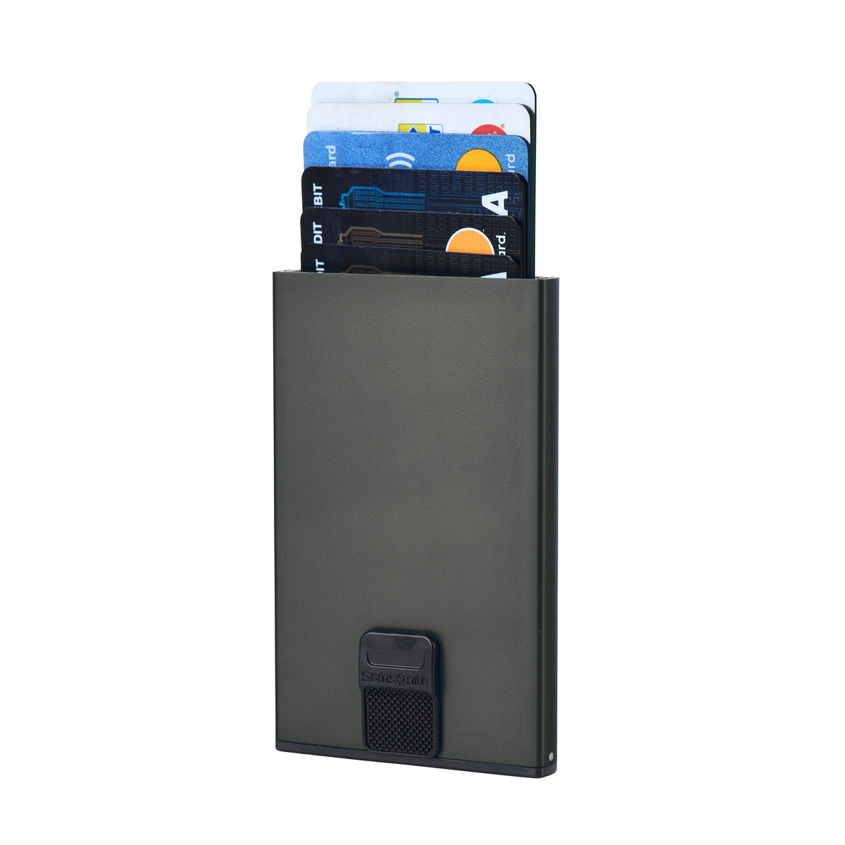 Samsonite Alu Fit Slide-Up Case in the color Anthracite.