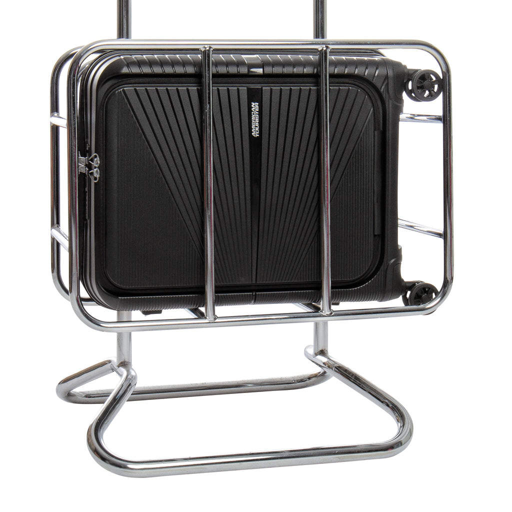 American Tourister Airconic Spinner Frontload Carry-On™ in the color Onyx Black.