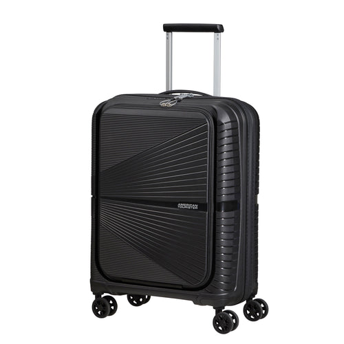 American Tourister Airconic Spinner Frontload Carry-On™ in the color Onyx Black.