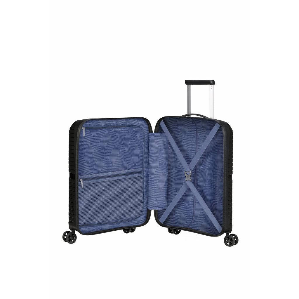 American Tourister Airconic Spinner Frontload Carry-On™ in the color Onyx Black.